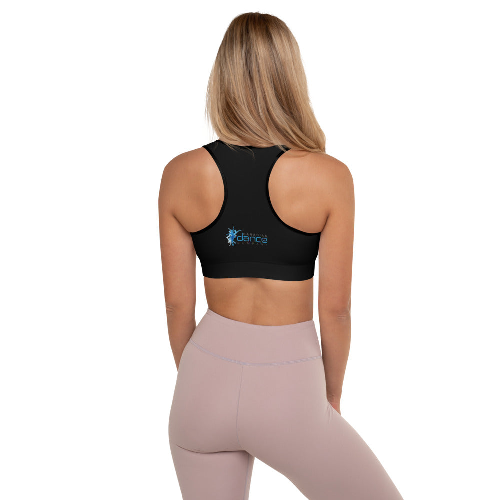 Buy Medium Impact Padded Sports Bra with Removable Cups in Black