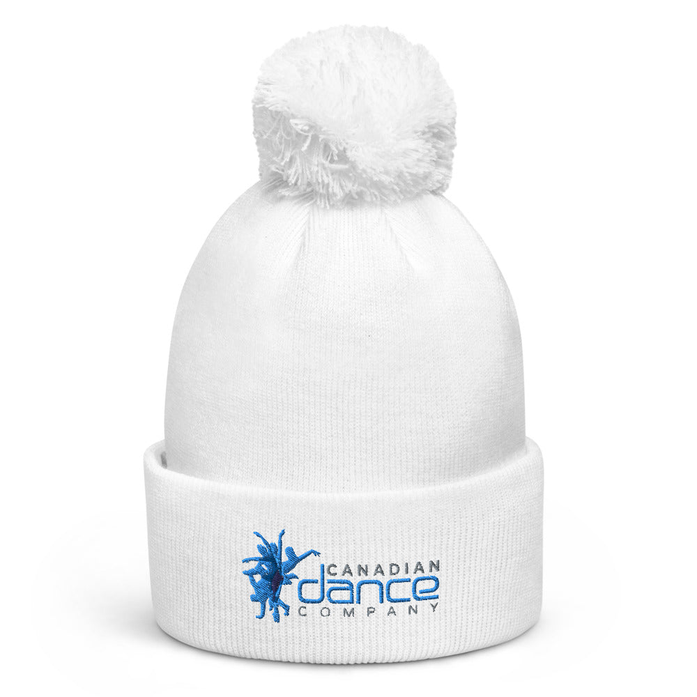 Pom Pom Beanie - White