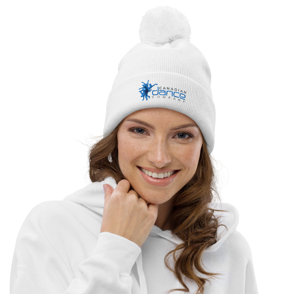 Pom Pom Beanie - White