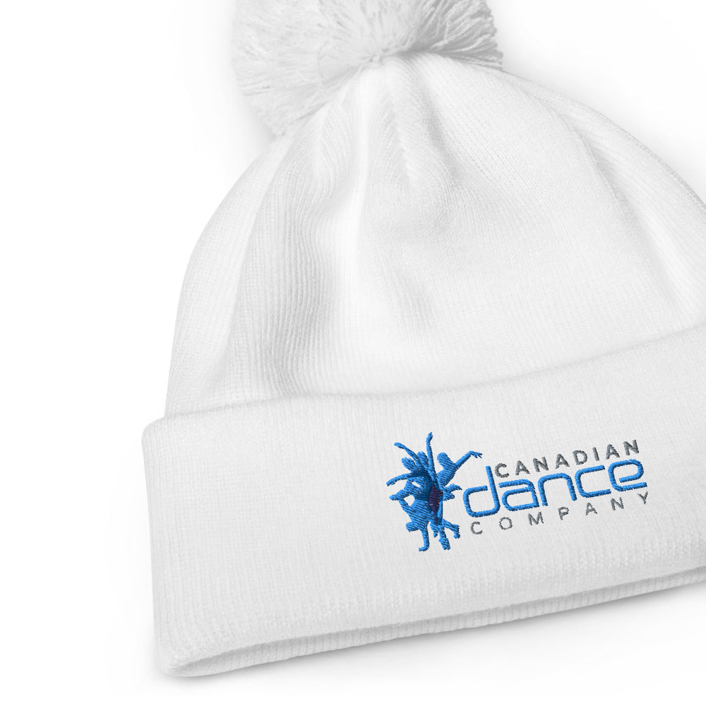 Pom Pom Beanie - White