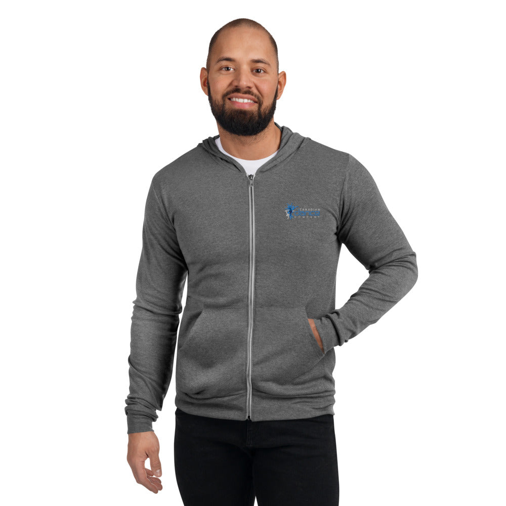 Unisex Lightweight Zip Hoodie (3 Colours)