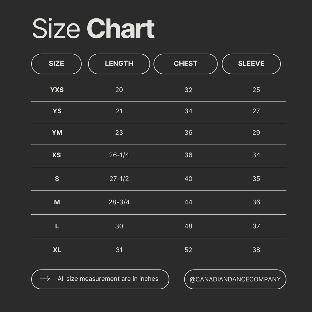 Canadian Dance Company Zip Up Hoodie